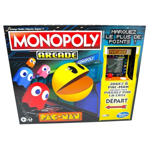 Monopoly arcade pac man hasbro - arcade, pac-man